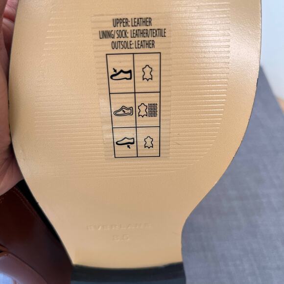 NWOT Everlane The Chelsea Boots Womens Size 8.5 Rum Brown Leather Classic Ankle - Picture 10 of 10